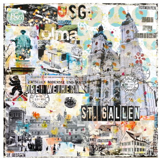 Müller Family Office AG - MARION DUSCHLETTA «St. Gallen Vintage Collage»