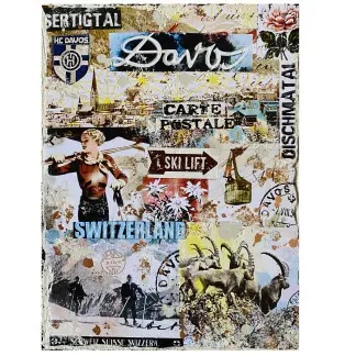 Müller Family Office AG - MARION DUSCHLETTA «Davos-Vintage-Collage»