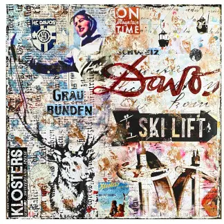 Müller Family Office AG - MARION DUSCHLETTA «Davos-Vintage-Collage»